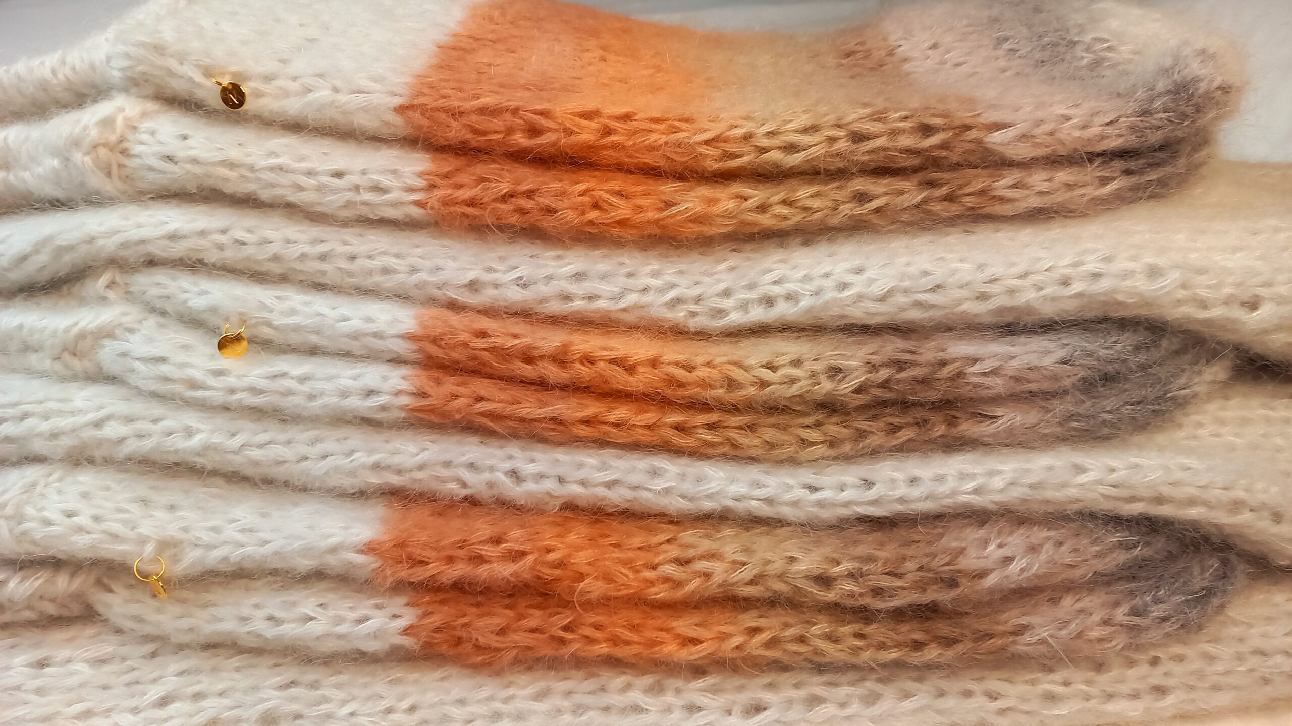 Misty Coffee cardigan mid length