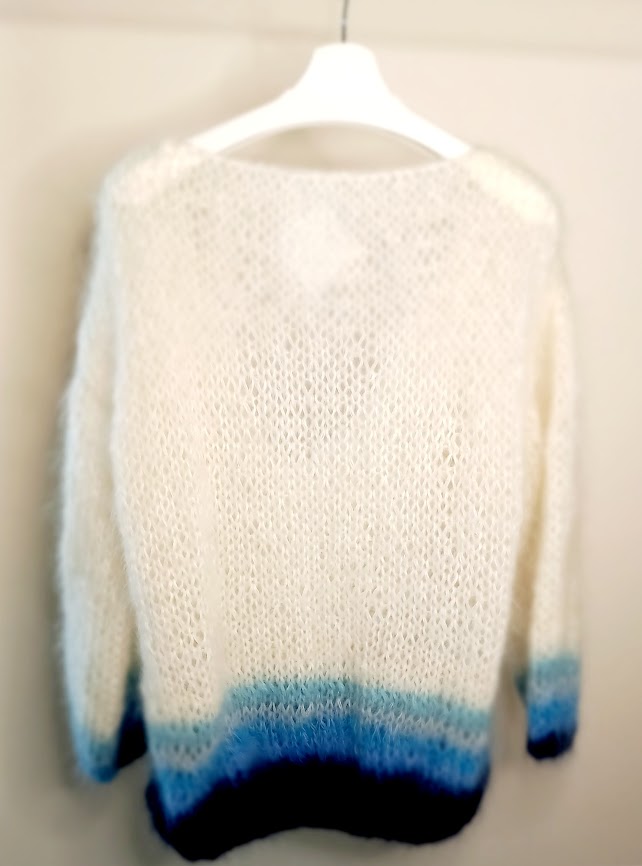 Opaline blue pullover